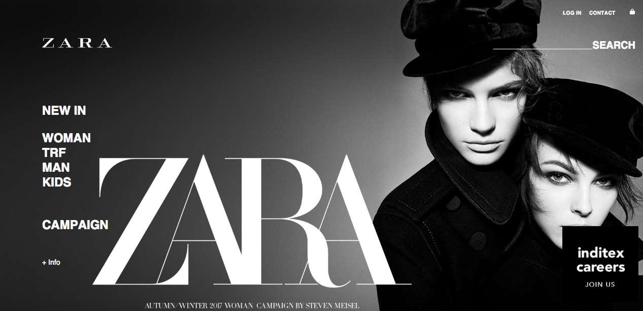 Zara Online oportunidade comprar quando de férias fora do Brasil